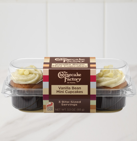 Image of Vanilla Bean Mini Cupcake 3-Pack